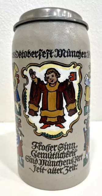 Orig Jubil Ums Oktoberfest Bierkrug M Nchen Krug Humpen Bier