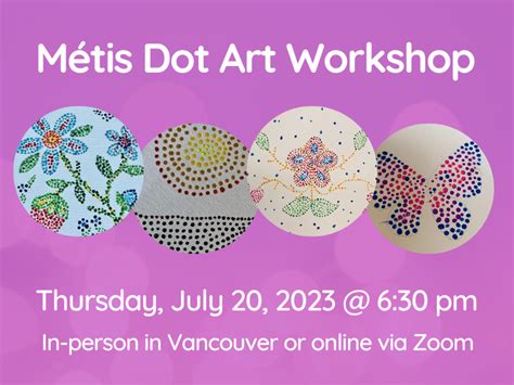 Métis Dot Art Workshop Bc Métis Federation