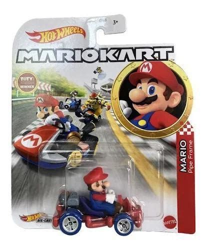 Carrinho Hot Wheels Mario Kart Carro Escala 1 64 Gbg25 MATTEL