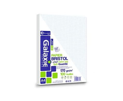 Papier Bristol Quadrill A Blanc G Ag Tec