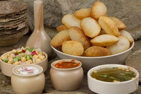 Gol Gappa stock photo. Image of dahi, bread, chili, chaat - 104202440