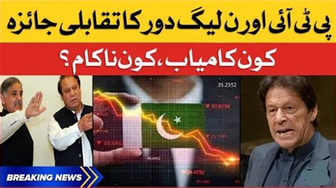 Pti Govt Vs Pml N Govt Economic Score Card Breaking News Ppp