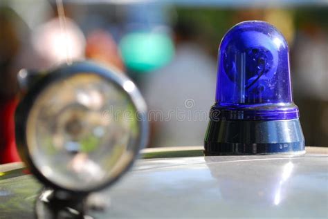 Police Car Light Bar stock photo. Image of automotive - 34840874