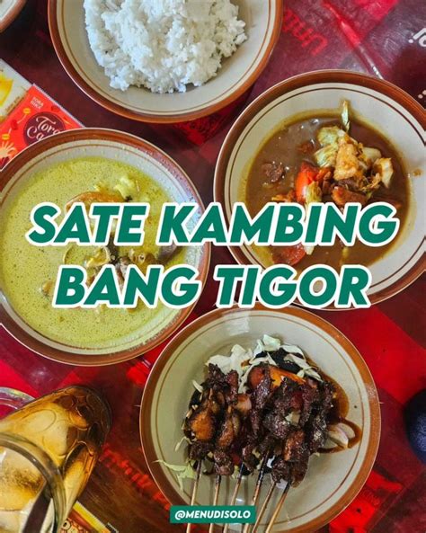 Buku Harga Menu Sate Kambing Bang Tigor Di Solo Buku Menu Di Solo Terbaru