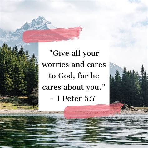 Daily Bible Verses On Instagram Give All Your Worries And Cares To