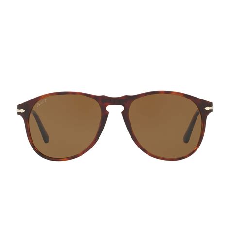 Persol Men S Pilot Acetate Polarized Sunglasses Havana Brown Luxury Eyewear Touch Of