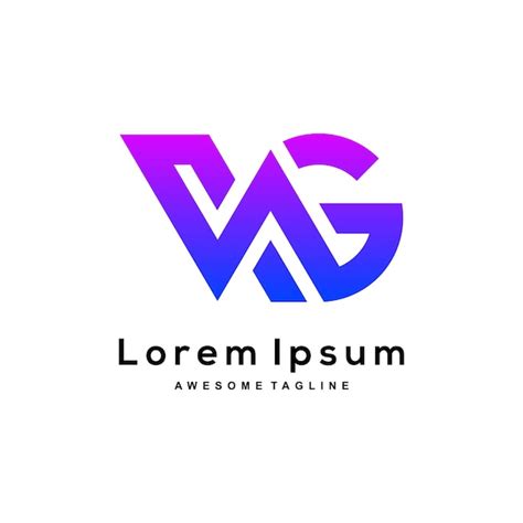 S Mbolo De Dise O De Logotipo Creativo De Letra Vag Vector Premium