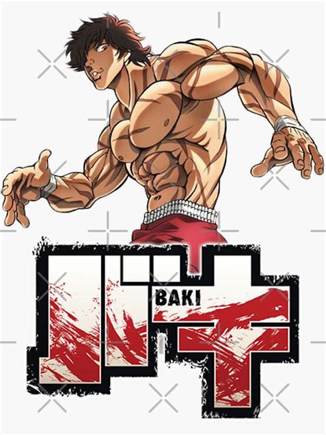 Baki Hanma The Grappler Logo For Otaku Gym And Fitness For Training