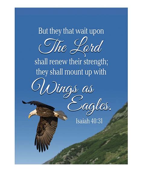 Eagle Wings As Eagles Outdoor Flag Isaiah Bible Verse