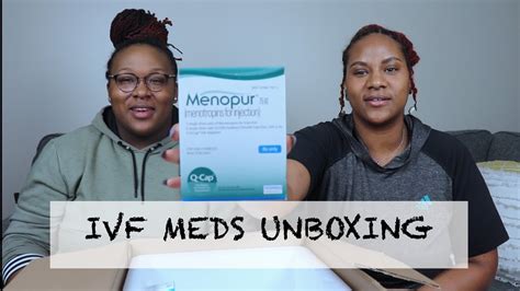 IVF Meds Unboxing Lesbian TTC YouTube