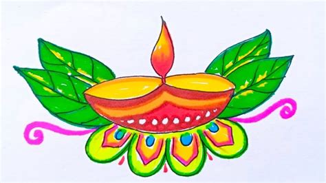 Diwali Festival Drawing Diwali Drawings Easy Diwali Drawing