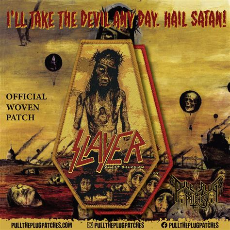 Slayer - Christ Illusion – Pull The Plug Patches