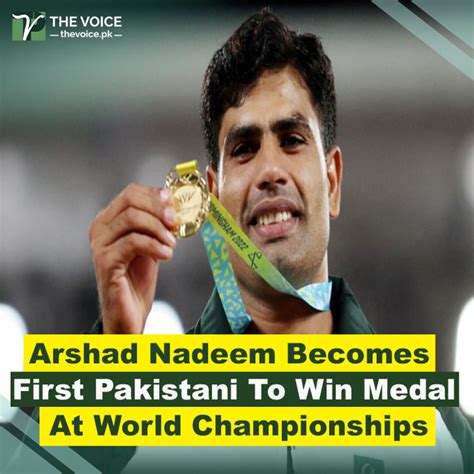 Arshad Nadeem Becomes First Pakistani To Win Medal At World Championships