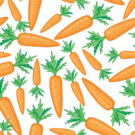 Carrots Pattern Seamless Stock Vector Agrino 44574155