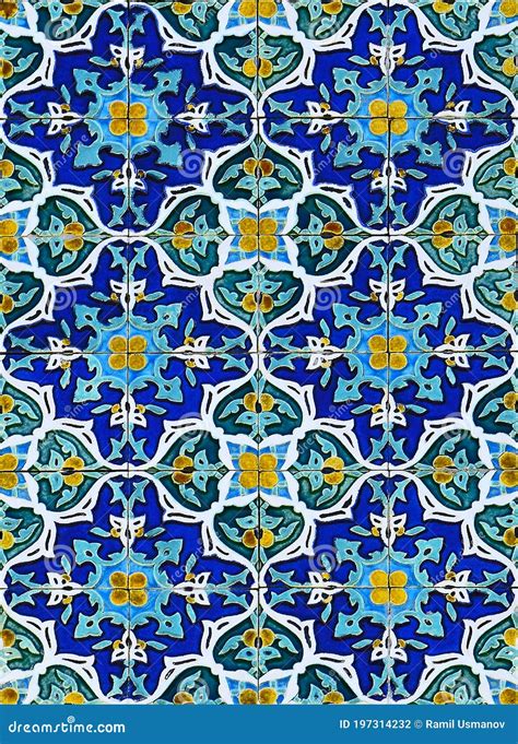 Arabic Architectural Patterns Colored.Islamic Architecture. Stock Photo ...