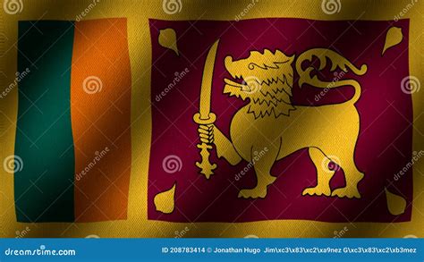 Animated Flag Of Sri Lanka Stock Footage Video Of Flag