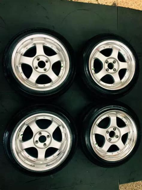 Jdm Wheels Wheels Set Inches No Tires Eur Picclick Fr