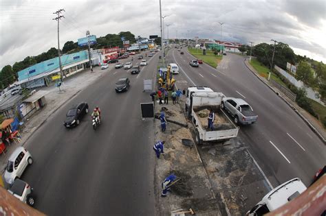 Prefeitura trabalha para recuperar trecho da Torquato Tapajós Blog do