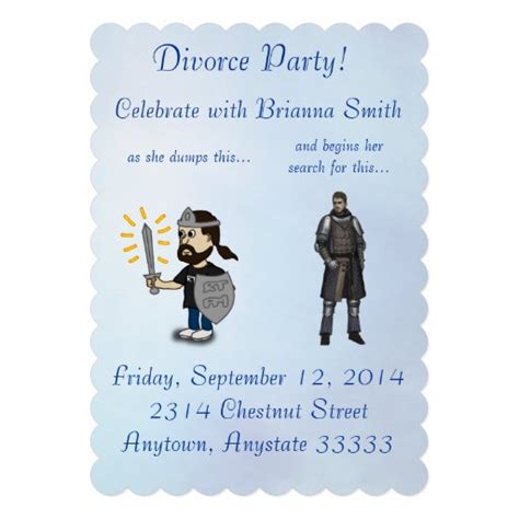 Funny Divorce Party Invite Invitations Zazzle