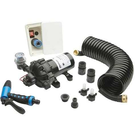 Whale Kit completo de lavado de alta presión 12V 17 L min WHWD4517E