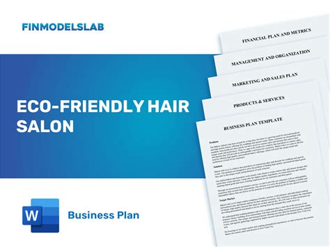 Eco Friendly Hair Salon Business Plan Template And Example Updated 2025