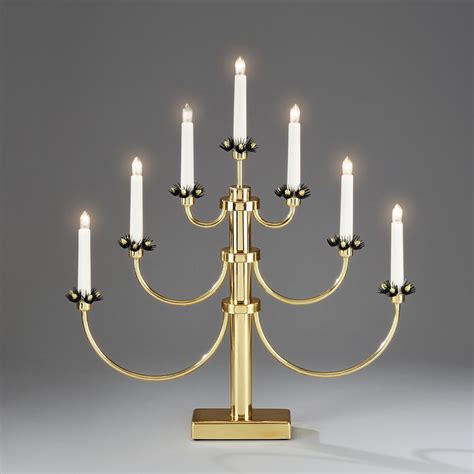 Candlestick Metal Brass Plated