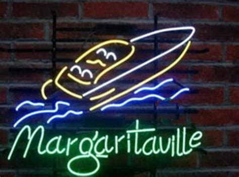 Custom Margaritaville Boat Neon Sign Tube Neon Light – Custom Neon Signs