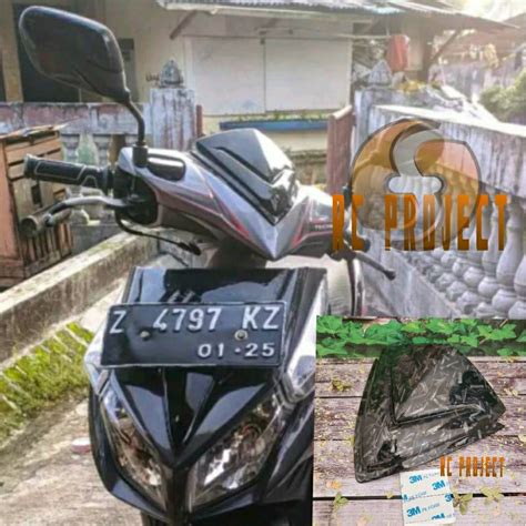 Jual VISOR VARIO TECHNO 110 CARBON FORGET WINDSHIELD VARIO 110 KARBU