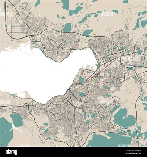 Izmir Map Detailed Map Of Izmir City Administrative Area Cityscape