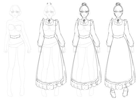 How To Draw A Maid Uniform By Ecao Make Better Art CLIP STUDIO TIPS