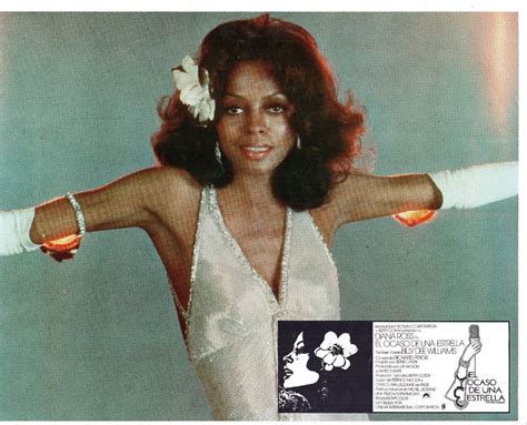 Diana Ross In Lady Sings The Blues Lobby Card Lady Sings The Blues Diana Ross Supremes Vintage