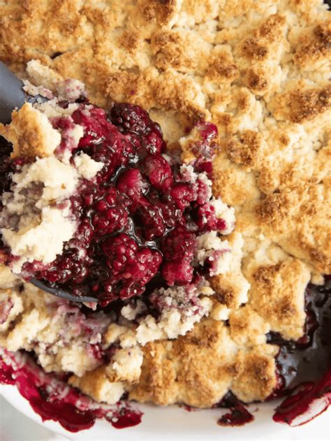 Blackberry Cobbler The Forked Spoon