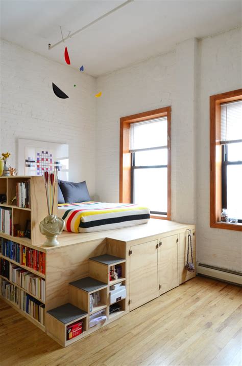 Small Bedroom Solution The Half Loft Apartment Therapy