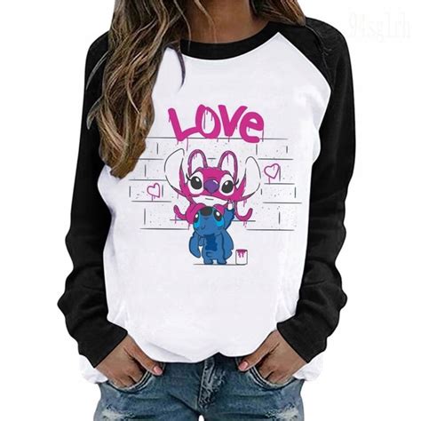 Mieszne Kresk Wki Disney Kawaii Lilo Stitch Koszu