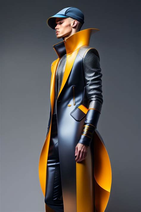 Unusual Futuristic Fashion Man Design 3 Мода будущего Наряды Мужской стиль