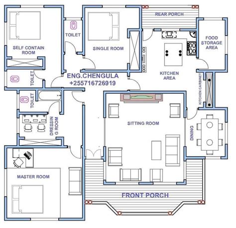 Pin By Damien Dominique Benewende On Plan De Maison Villa In 2022