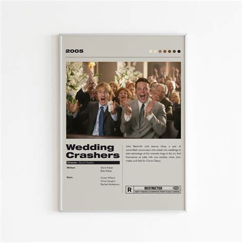 Wedding Crashers Movie Poster Minimalist Movie Poster David Dobkin ...