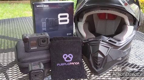 Gopro Hero Black With Media Mod And A Purple Panda Mic For Best