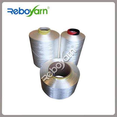 China Recycled Polyester Poy Yarn Raw White Semi Dull Manufacturers And