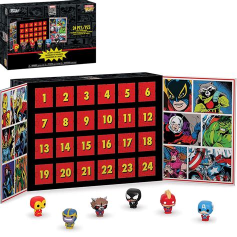 Calendário Funko Advent Calendar Marvel Pocket Pop 24pcs Atacado