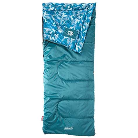 Coleman Kids 45°f Sleeping Bag Comfortable Camping Sleeping Bag For