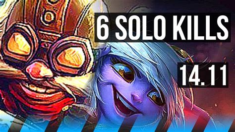 Corki Vs Tristana Mid Rank 4 Corki 7 0 2 6 Solo Kills Godlike