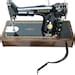 Restored Singer Sewing Machine Bentwood Carrying Wooden Case Knee