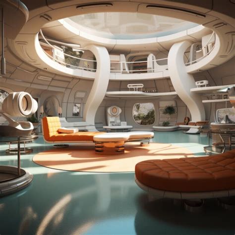 Premium Photo Futuristic Living Spaces 3d Model Extravaganza