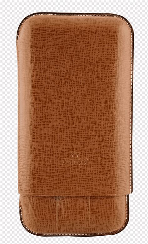 Funda de piel de becerro cigarro bronceado marrón cuero cigarro png