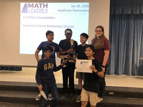 Seminole Science Students Take Home Honors At Math Competition