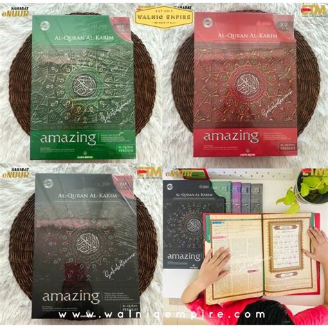 Quran Amazing Per Jilid A Size Non Tagging Terjemahan Perkata