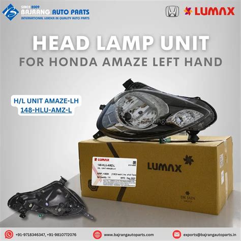 Honda Amaze Lumax Head Lamp Unit 148HLUAMZL At Rs 3820 Piece In New