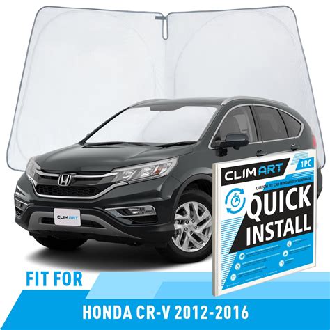 CLIM ART Windshield Sun Shade For Honda CR V CRV 2012 2016 Custom