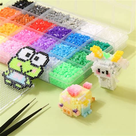 12000 X Fuse Beads Kit 24 Colors 26mm 55mm Mini Fuse Beading Kit Great Supplies For Fuse Beads